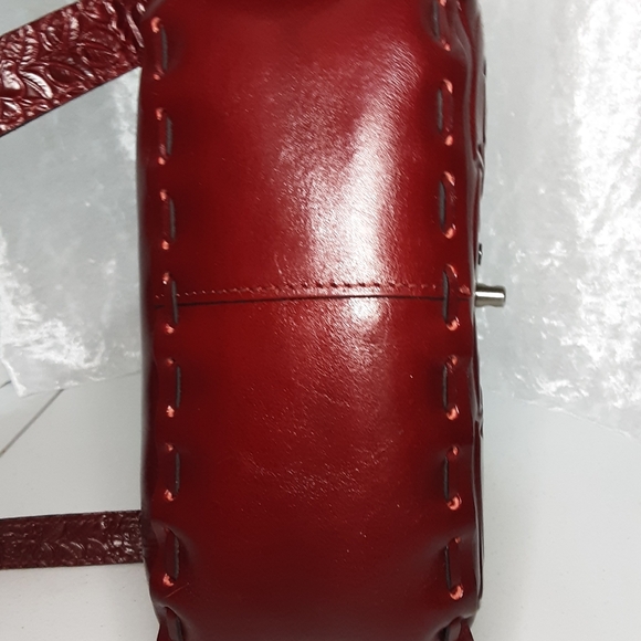 Patricia Nash Micaela Cross Body Tooled Rose Design Bag N.W.O.T - Picture 13 of 15